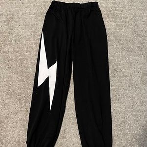 Kids black sweat pants